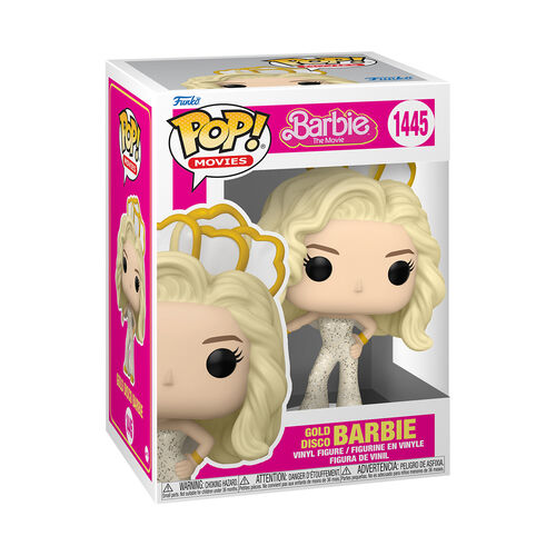 FIGURA POP MOVIES: BARBIE - GOLD DISCO BARBIE