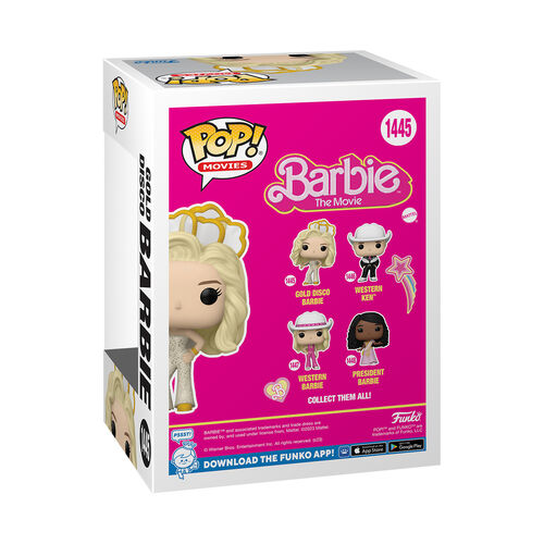 FIGURA POP MOVIES: BARBIE - GOLD DISCO BARBIE