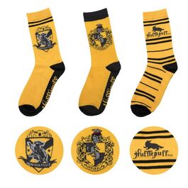 PACK DE 3 PARES DE CALCETINES HUFFLEPUFF - HARRY POTTER