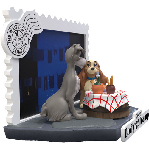 DIORAMA D-STAGE PVC DISNEY 100TH ANNIVERSARY LADY AND THE TRAMP 12 CM