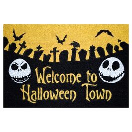 FELPUDO PESADILLA ANTES DE NAVIDAD WELCOME TO HALLOWEEN TOWN