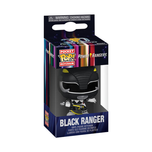 POP KEYCHAIN MMPR 30TH - BLACK RANGER