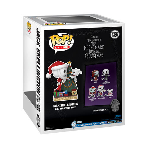 FIGURA POP DELUXE: NIGHTMARE BEFORE CHISTMAS 30TH- JACK & ZERO W/TREE