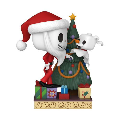 FIGURA POP DELUXE: NIGHTMARE BEFORE CHISTMAS 30TH- JACK & ZERO W/TREE