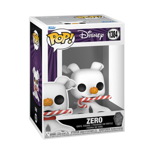 FIGURA POP DISNEY: THE NIGHTMARE BEFORE CHRITSMAS 30TH- ZERO W/CANDYCANE
