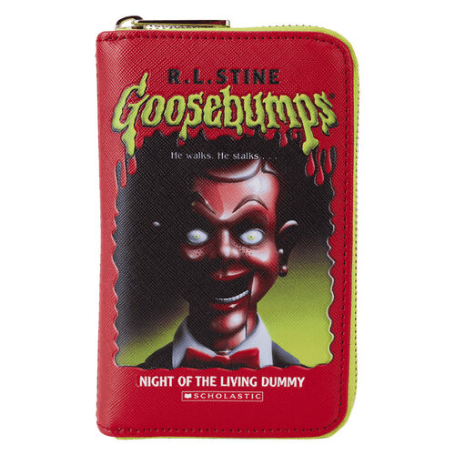 CARTERA LOUNGEFLY SONY GOOSEBUMPS BOOK COVER ZIP AROUND