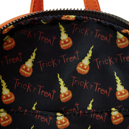 MINI MOCHILA LOUNGEFLY LEGENDARY PICTURES TRICK R TREAT PUMPKIN COSPLAY