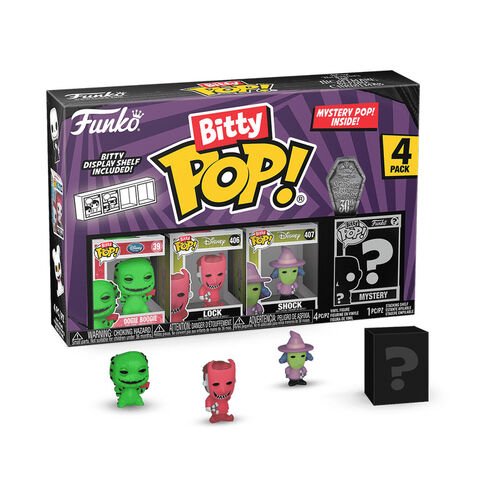 BITTY POP THE NIGHTMARE BEFORE CHRISTMAS - OOGIE BOOGIE 4PK
