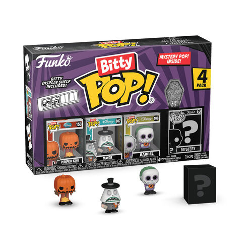 BITTY POP NIGHTMARE BEFORE CHRISTMAS - PUMPKIN JACK 4PK
