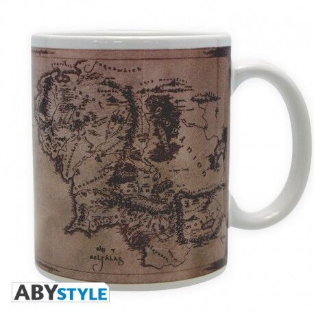 TAZA LORD OF THE RINGS MAP 320 ML