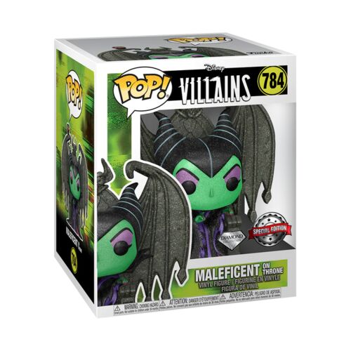 FIGURA POP DELUXE VILLAINS - MALEFICENT ON THRONE DGLT