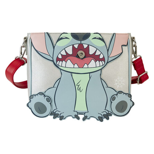 BOLSO CRUZADO LOUNGEFLY DISNEY STITCH HOLIDAY COSPLAY