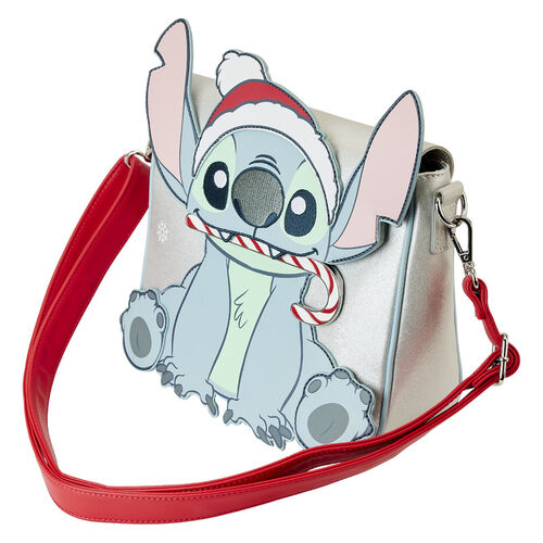 BOLSO CRUZADO LOUNGEFLY DISNEY STITCH HOLIDAY COSPLAY