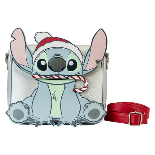 BOLSO CRUZADO LOUNGEFLY DISNEY STITCH HOLIDAY COSPLAY