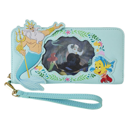 CARTERA LOUNGEFLY DISNEY THE LITTLE MERMAID PRINCESS LENTICULAR