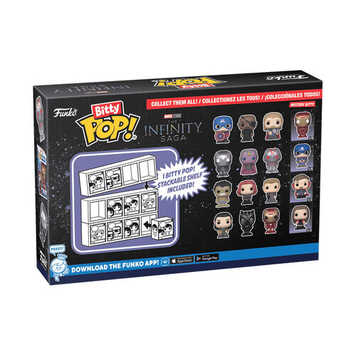 BITTY POP MARVEL THE INFINITY SAGA 4-PACK SERIES 2