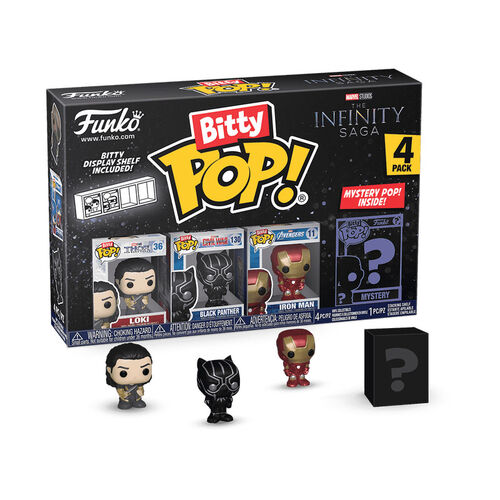 BITTY POP MARVEL THE INFINITY SAGA 4-PACK SERIES 4