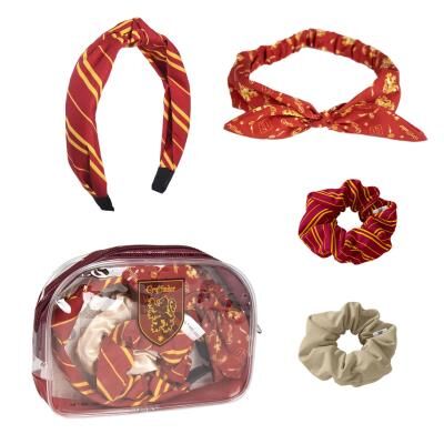 SET DE BELLEZA ACCESORIOS 4 PIEZAS HARRY POTTER GRYFFINDOR