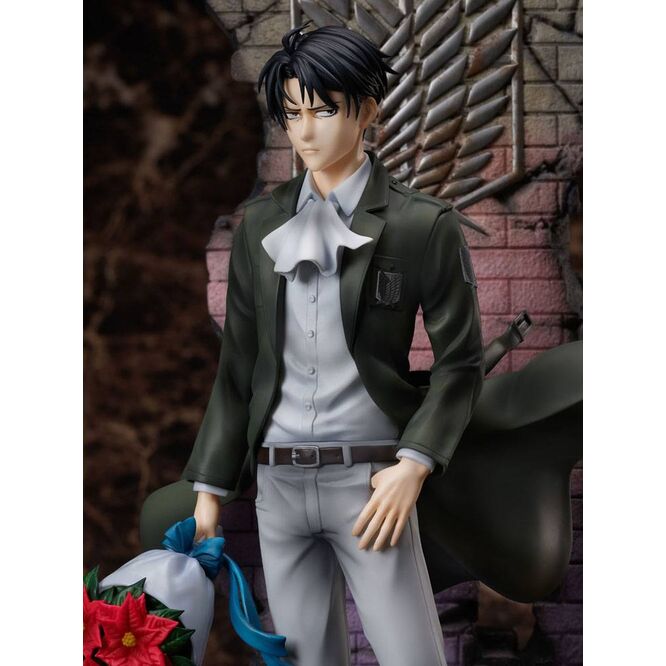 FIGURA PVC 1/7 ATTACK ON TITAN THE FINAL SEASON LEVI BIRTHDAY 30 CM