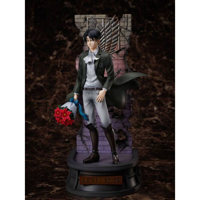 FIGURA PVC 1/7 ATTACK ON TITAN THE FINAL SEASON LEVI BIRTHDAY 30 CM