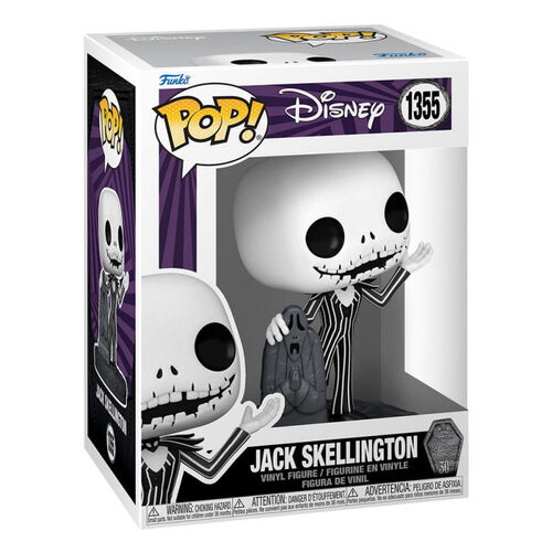 FIGURA POP DISNEY: THE NIGHTMARE BEFORE CHRITSMAS 30TH - JACK W/GRAVESTONE