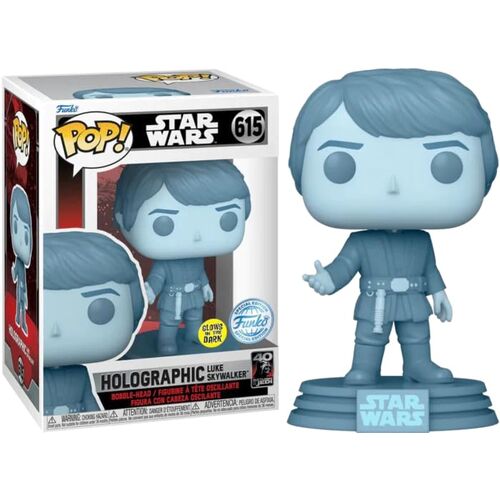 FIGURA POP STAR WARS: ROTJ 40TH- HOLO LUKE GW