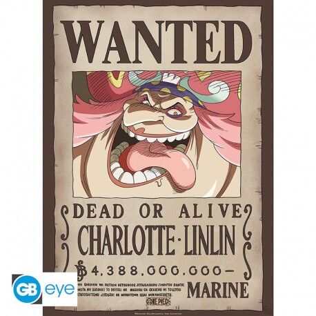 POSTER CHIBI ONE PIECE - WANTED BIG MOM 52X38