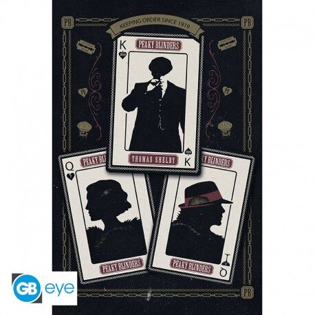 POSTER MAXI PEAKY BLINDERS - CARDS 91.5X61
