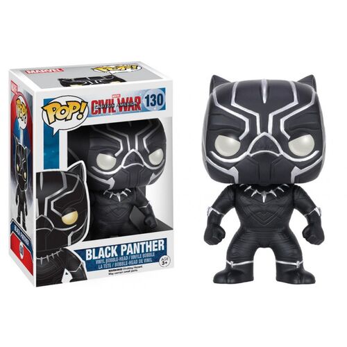 FIGURA POP MARVEL CAPTAIN AMERICA CIVIL WAR - BLACK PANTHER
