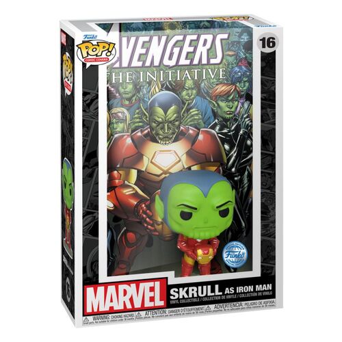 FIGURA POP COMIC COVER: MARVEL- IRON MAN SKRULL