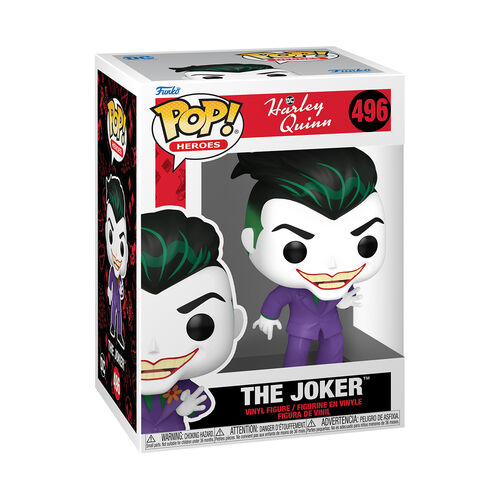 FIGURA POP HEROES HARLEY QUINN ANIMATED SERIES - THE JOKER