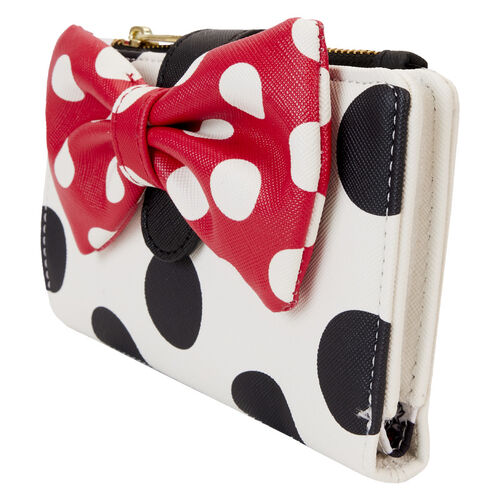 CARTERA FLAP LOUNGEFLY DISNEY MINNIE ROCKS THE DOTS CLASSIC