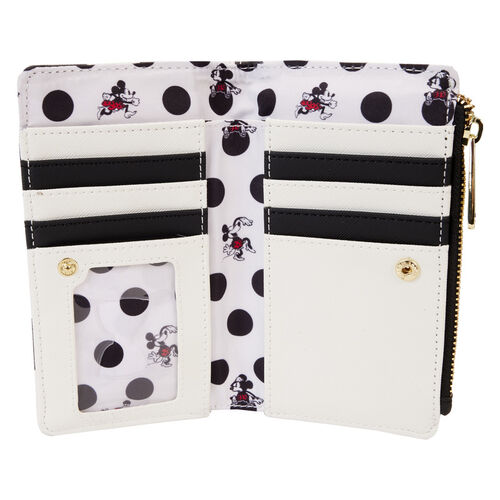 CARTERA FLAP LOUNGEFLY DISNEY MINNIE ROCKS THE DOTS CLASSIC