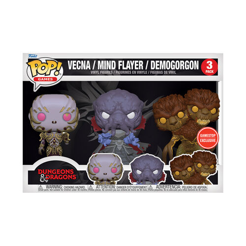 FIGURA POP GAMES DUNGEONS & DRAGONGS - VILLAINS 3PK
