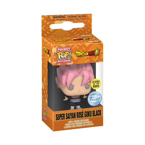 POP KEYCHAIN DRAGON BALL SUPER - GOKU ROSE BLK GW