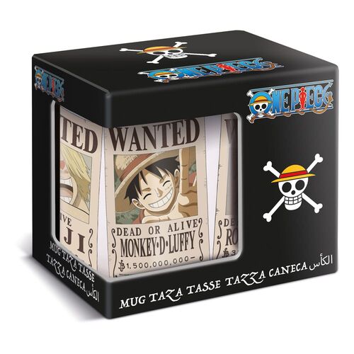 TAZA ONE PIECE WANTED 325 ML