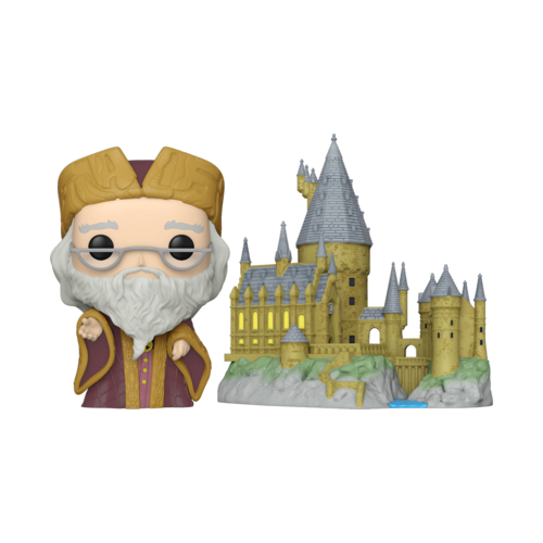 FIGURA POP HARRY POTTER TOWN: HP ANNIVERSARY - DUMBLEDORE WITH HOGWARTS