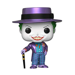 FIGURA POP BATMAN 1989- JOKER WITH HAT METALLIC