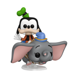 FIGURA POP RIDE SUPER DELUXE: WDW50- DUMBO WITH GOOFY