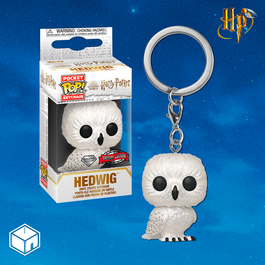 POP KEYCHAIN: HARRY POTTER- HEDWIG DIAMOND GLITTER EXCLUSIVE