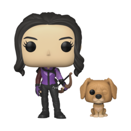 POP MARVEL: HAWKEYE - KATE BISHOP WITH LUCKY THE PIZZA DOG
