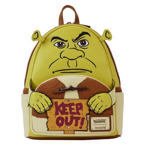 MINI MOCHILA LOUNGEFLY DREAMWORKS SHREK KEEP OUT COSPLAY