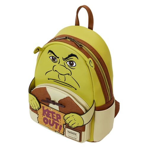 MINI MOCHILA LOUNGEFLY DREAMWORKS SHREK KEEP OUT COSPLAY