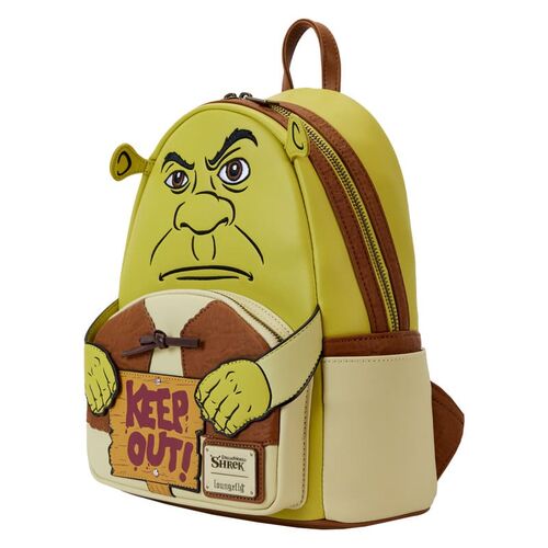 MINI MOCHILA LOUNGEFLY DREAMWORKS SHREK KEEP OUT COSPLAY