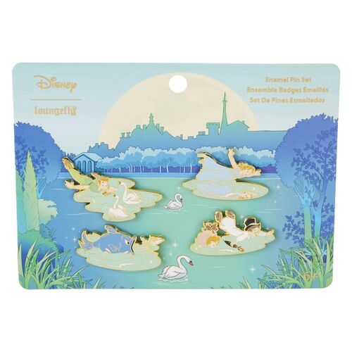 PIN SET LOUNGEFLY DISNEY PETER PAN YOU CAN FLY 4 PC