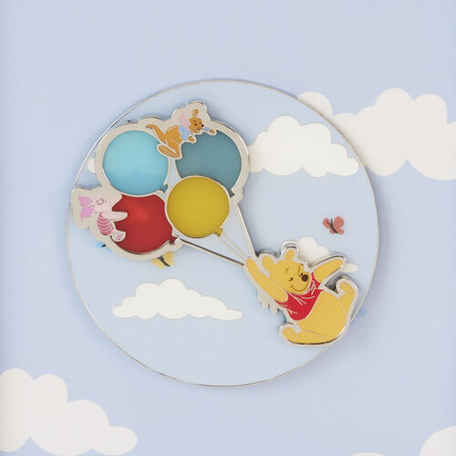 COLLECTOR BOX PIN LOUNGEFLY DISNEY POOH AND FRIENDS ON BALLOONS 3