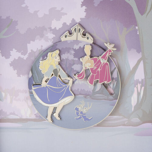 COLLECTOR BOX PIN LOUNGEFLY DISNEY SLEEPING BEAUTY 65TH ANNIVERSARY 3