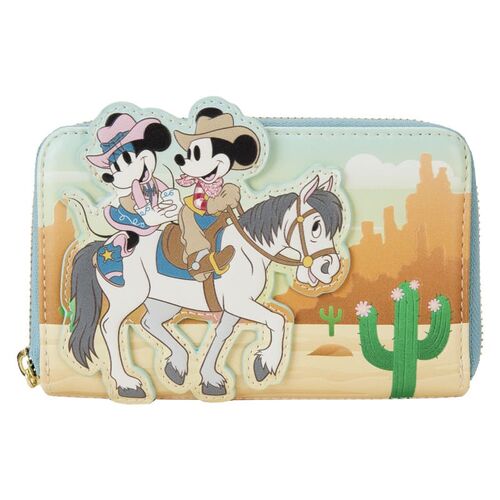 CARTERA LOUNGEFLY DISNEY WESTERN MICKEY AND MINNIE