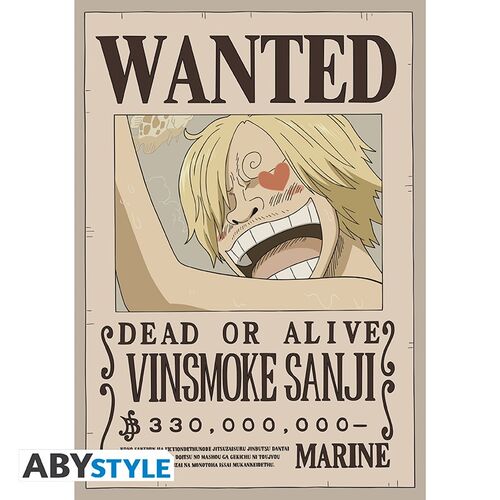 POSTALES ONE PIECE - WANTED SET 2 14.8X10.5