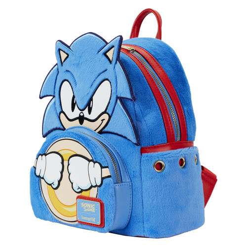 MINI MOCHILA LOUNGEFLY SEGA SONIC THE HEDGEHOG CLASSIC COSPLAY